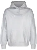 Supreme x MM6 Maison Margiela foil box logo hoodie - White