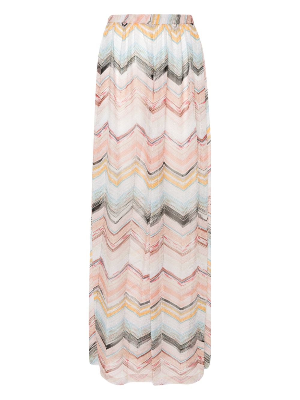 Missoni zigzag cover-up trousers Roze