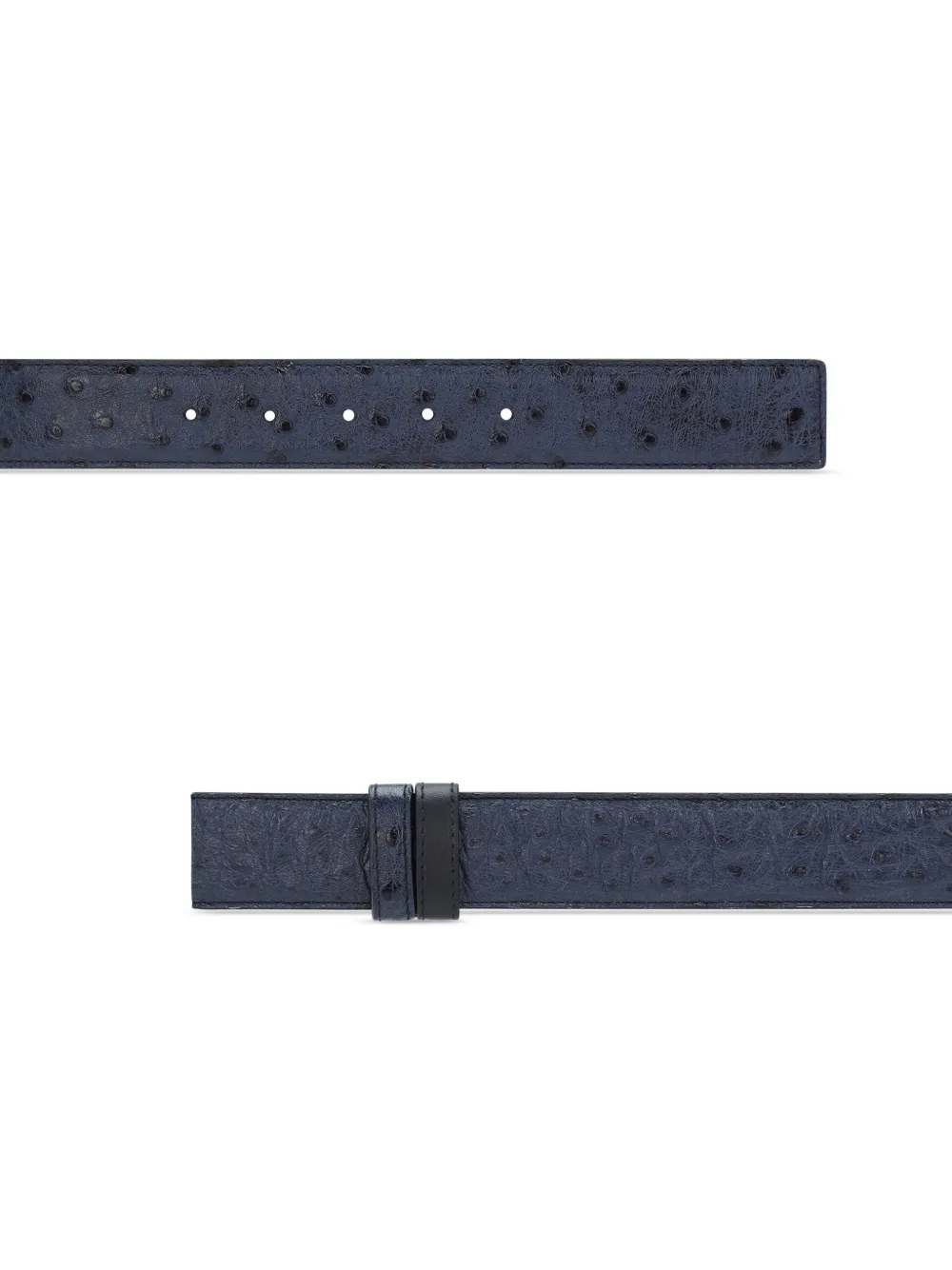 Dolce & Gabbana Leren riem - Blauw