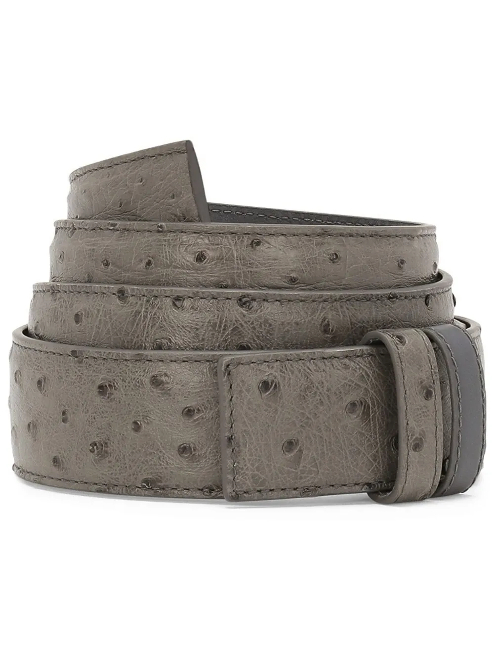 Dolce & Gabbana Cintura in pelle - Grigio