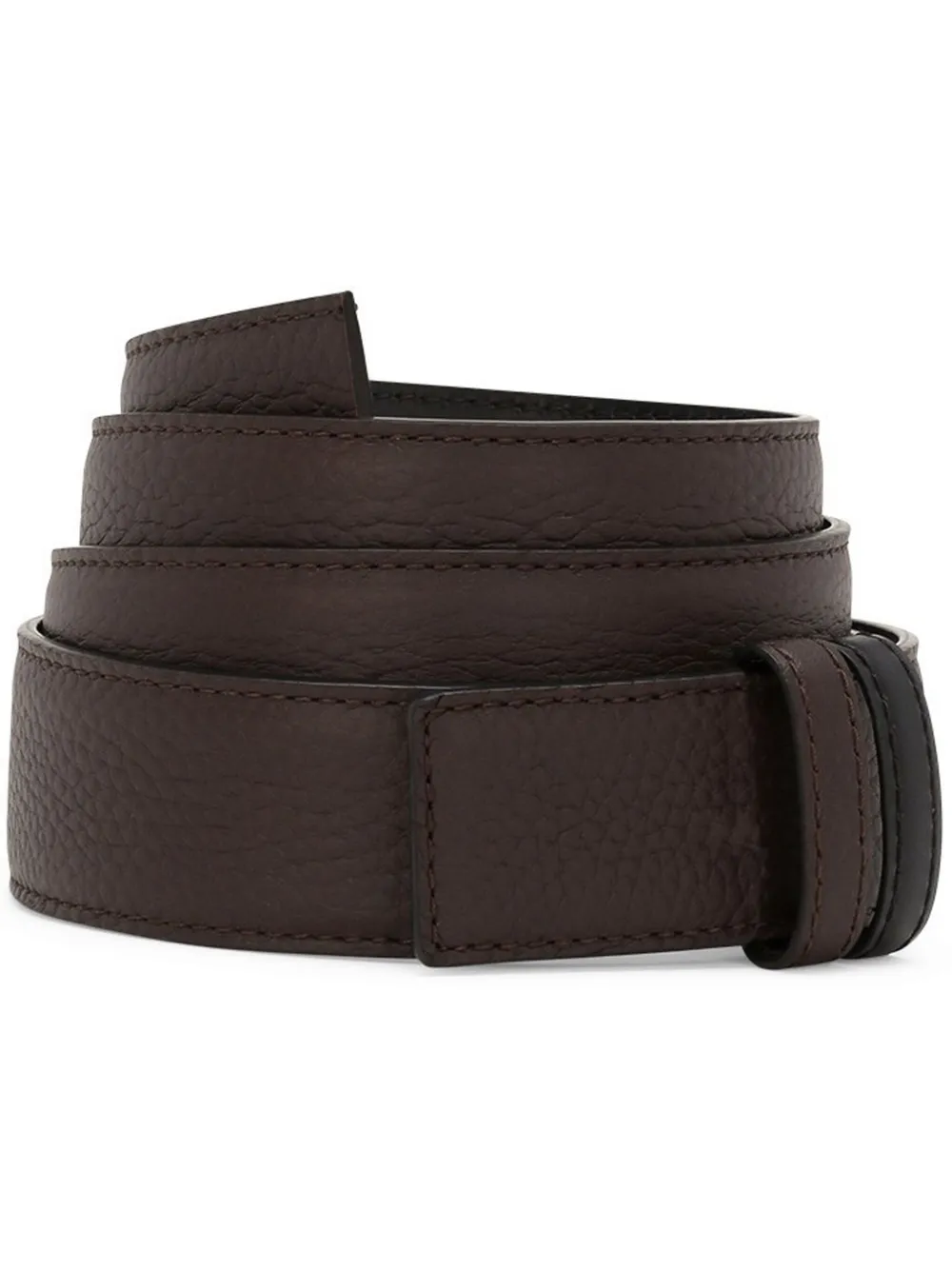 Dolce & Gabbana Leren riem Bruin