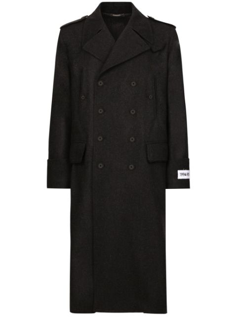 Dolce & Gabbana double breasted buttoned coat Men