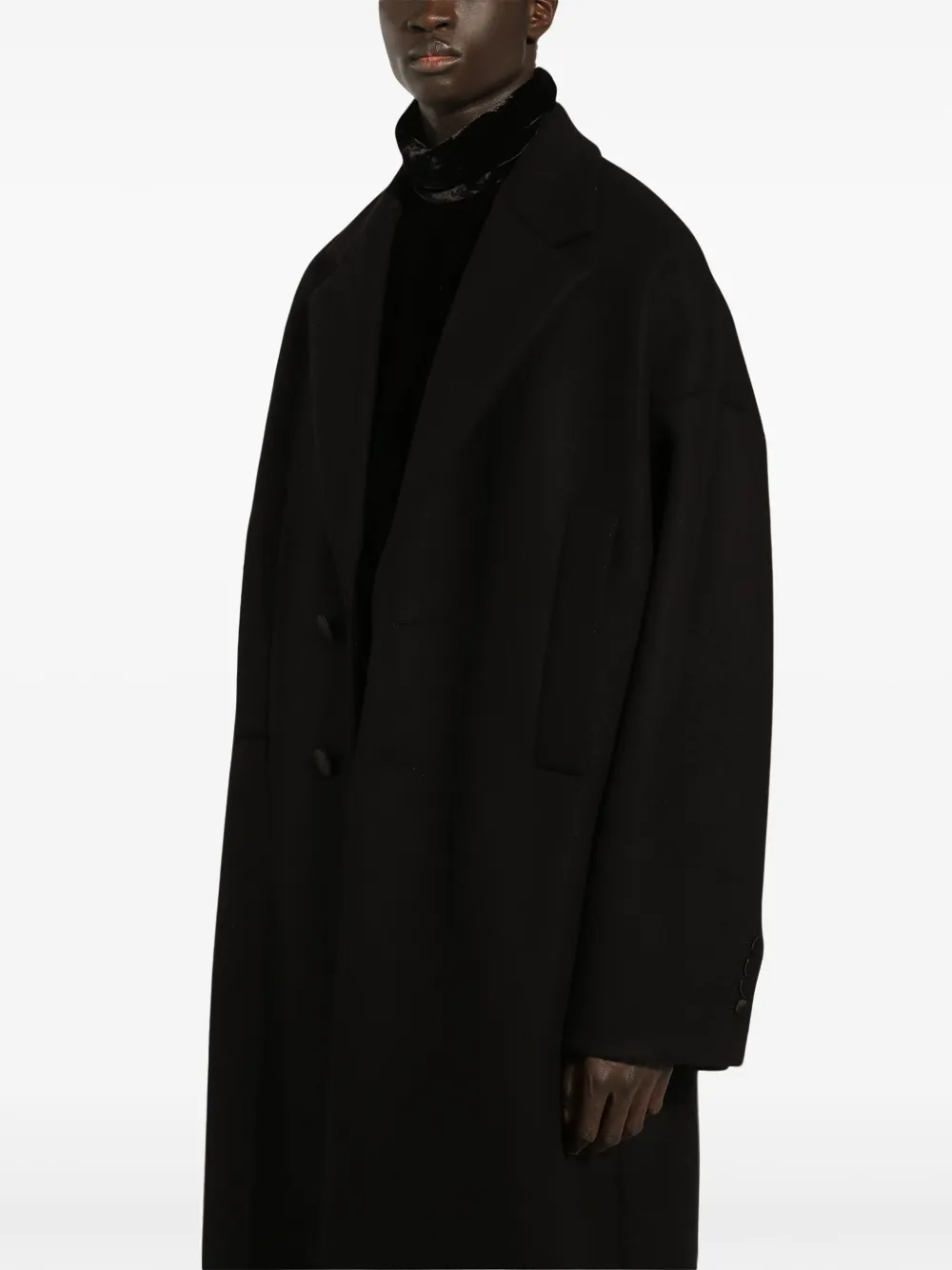 Dolce & Gabbana Jas met enkele rij knopen Zwart