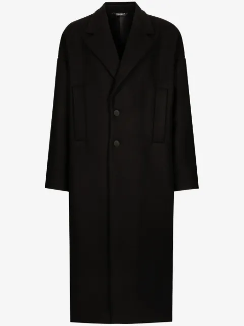 Dolce & Gabbana oversize single-breasted coat
