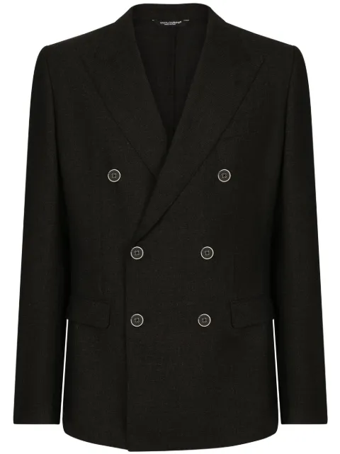 Dolce & Gabbana chamarra con doble botonadura