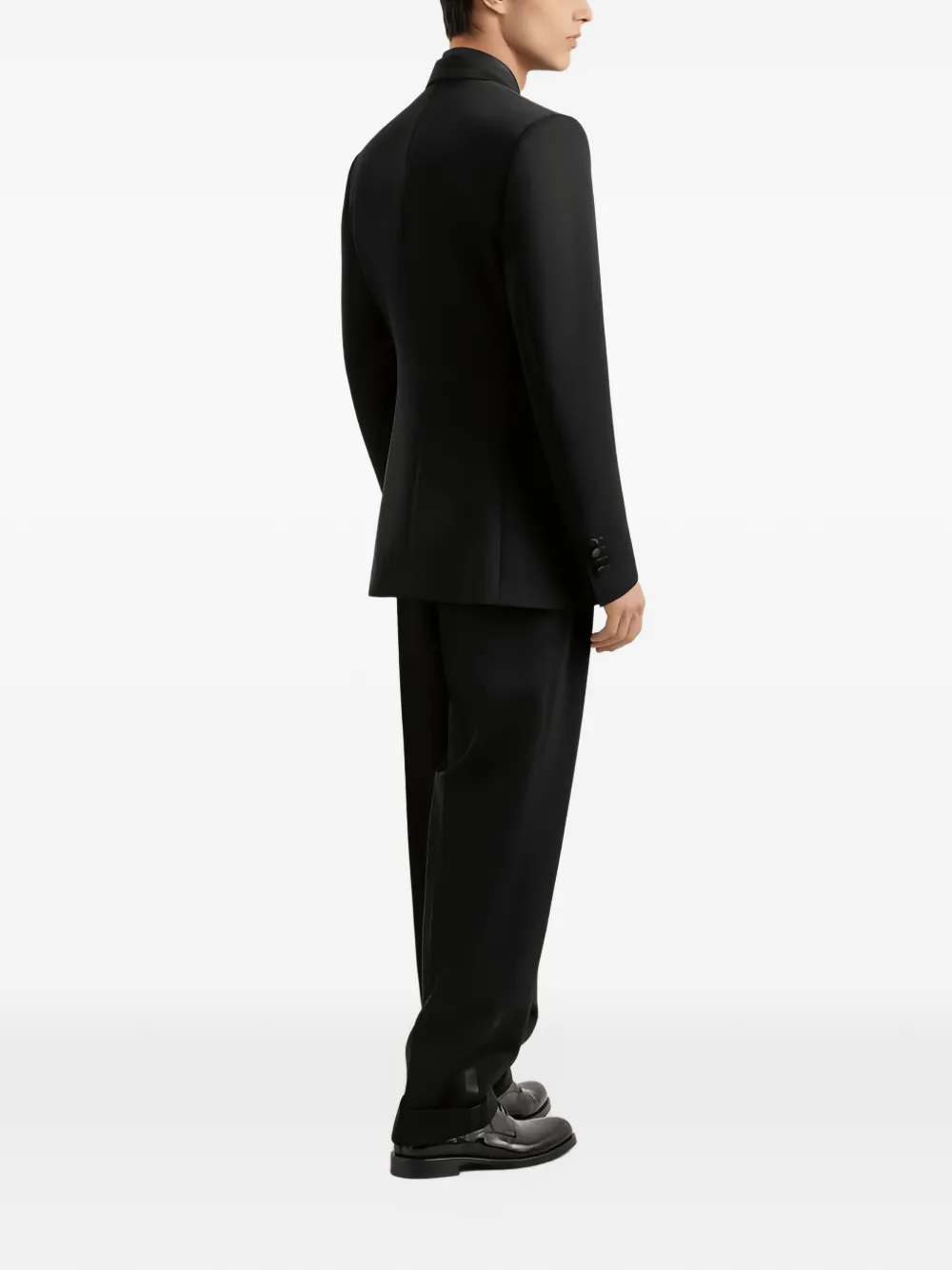 Dolce & Gabbana Wollen jack met dubbele rij knopen Grijs
