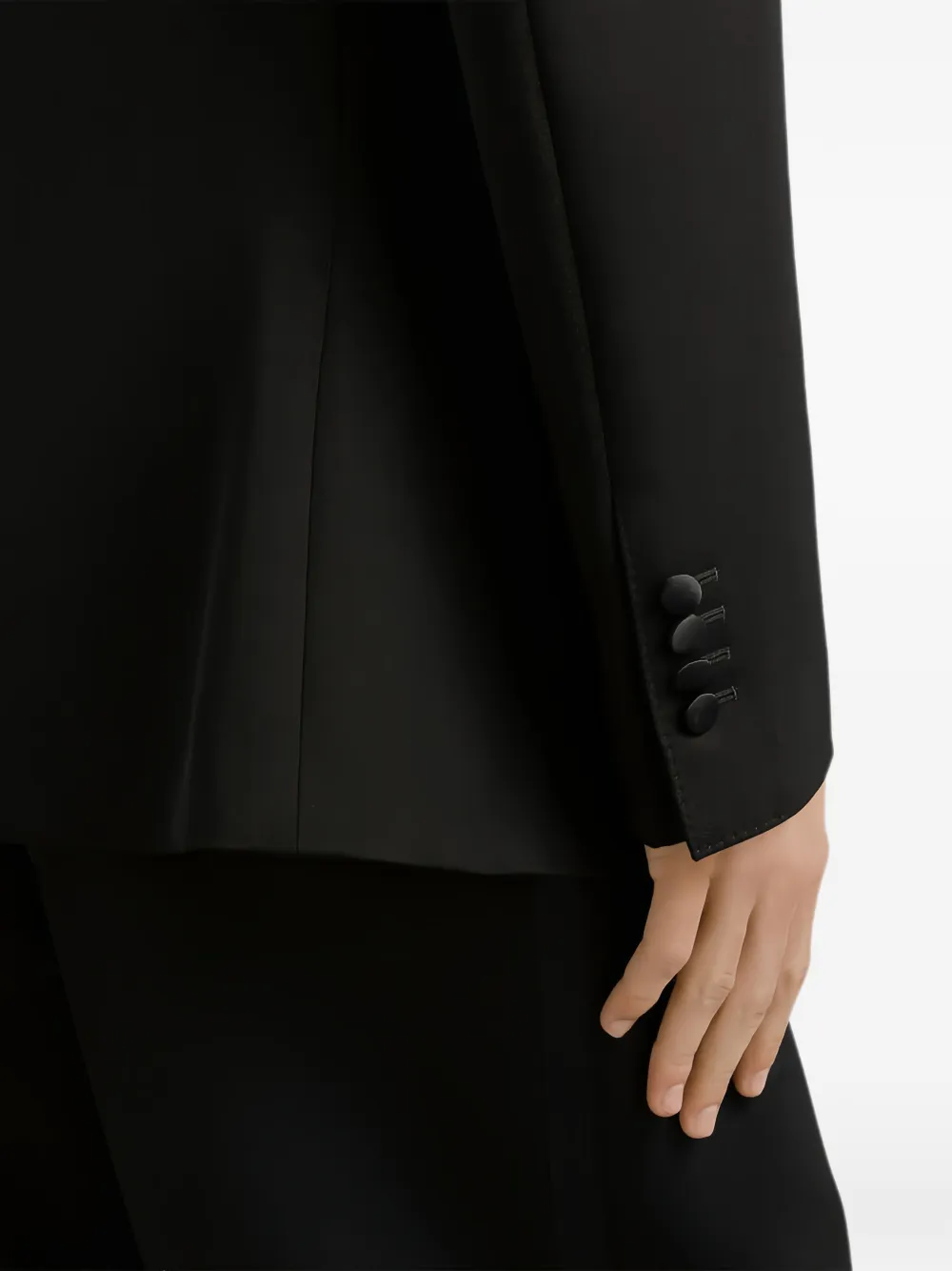 Dolce & Gabbana Wollen jack met dubbele rij knopen Grijs
