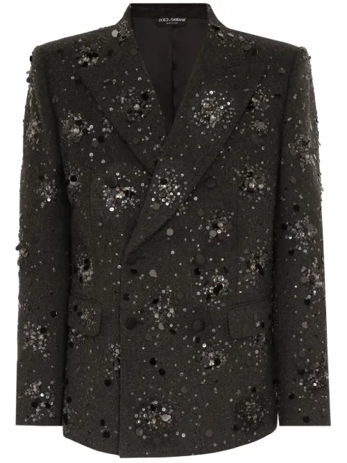 Blazer à sequins - Dolce & Gabbana - Modalova
