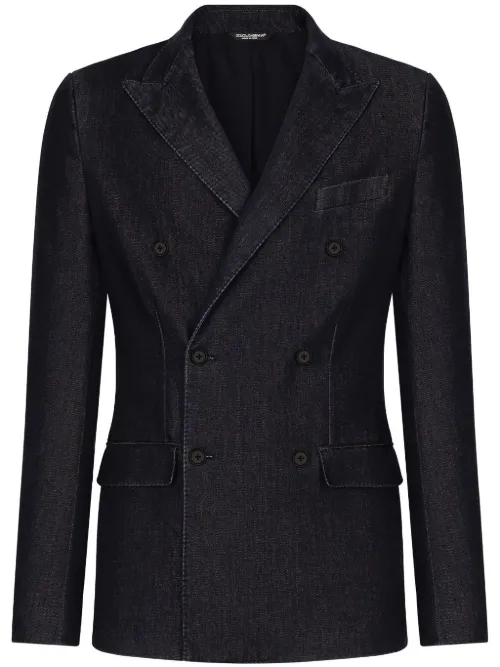 Blazer à boutonnière croisée - Dolce & Gabbana - Modalova