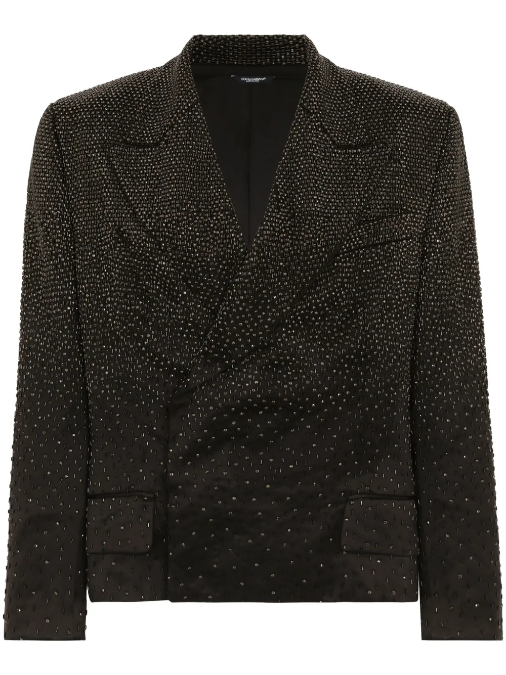 Dolce & Gabbana Blazer con decorazione - Nero