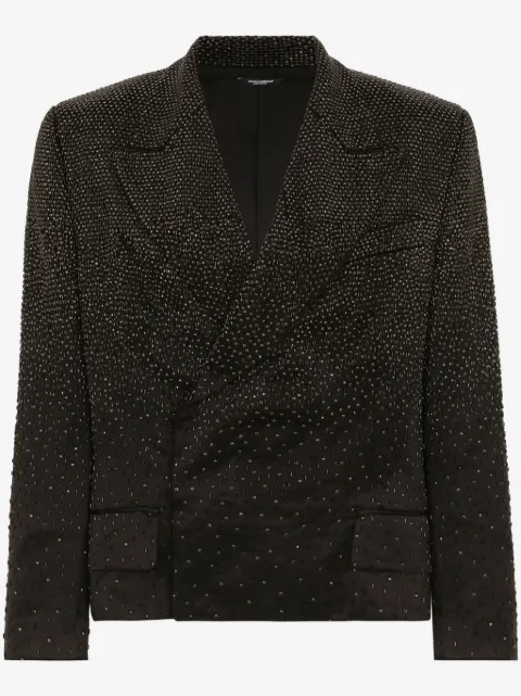 Dolce & Gabbana embellished silk blazer