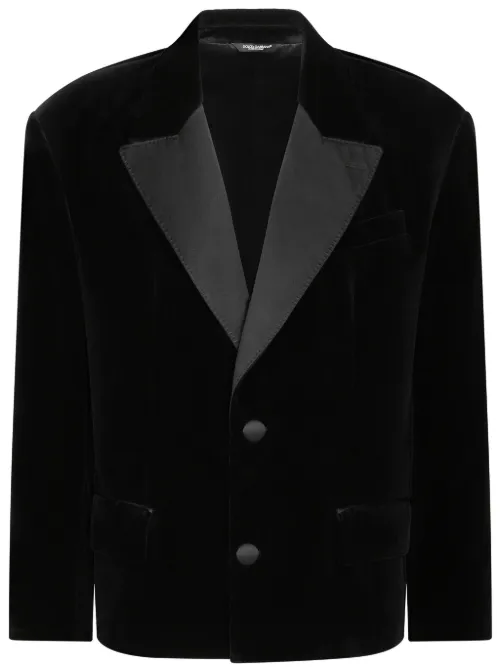 Blazer à simple boutonnage - Dolce & Gabbana - Modalova