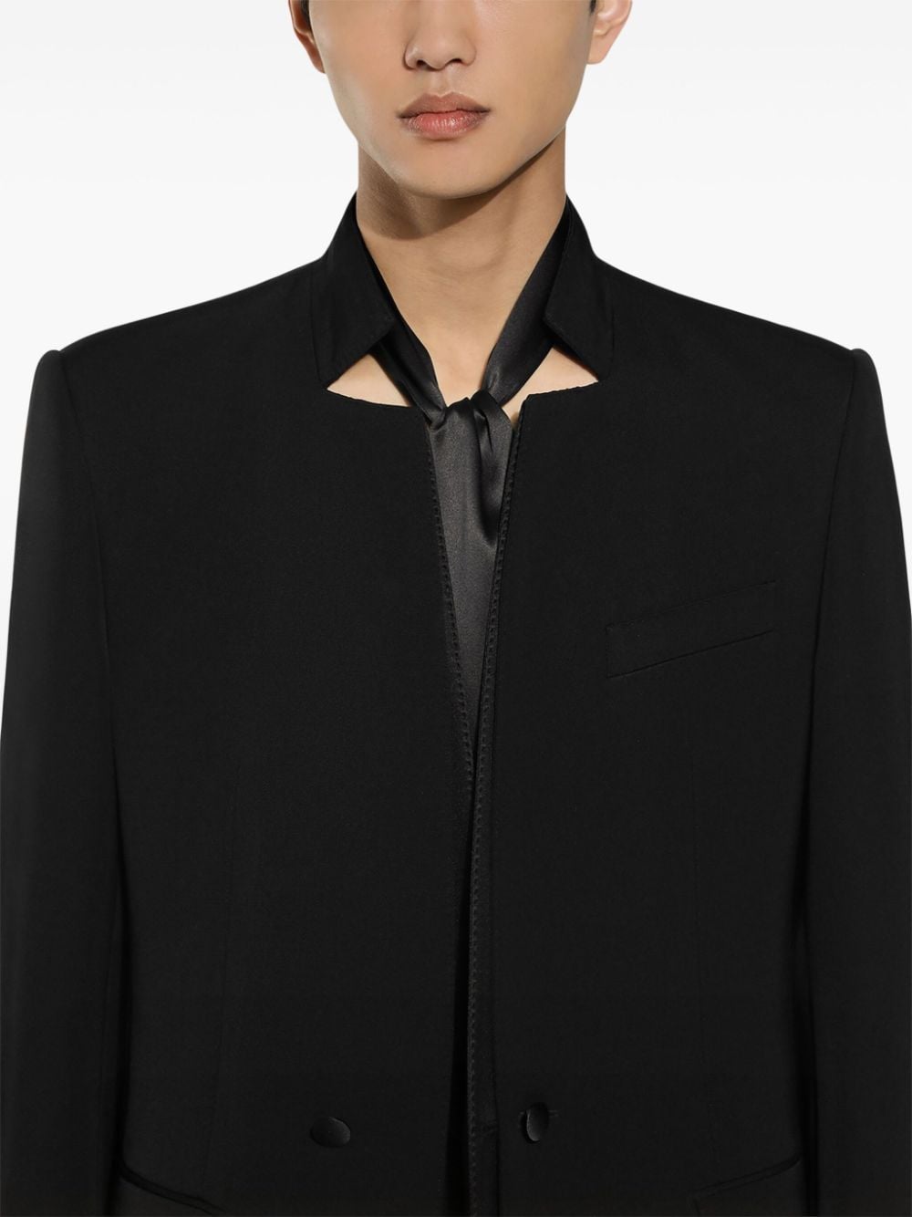 Shop Dolce & Gabbana Single-breasted Blazer In Schwarz