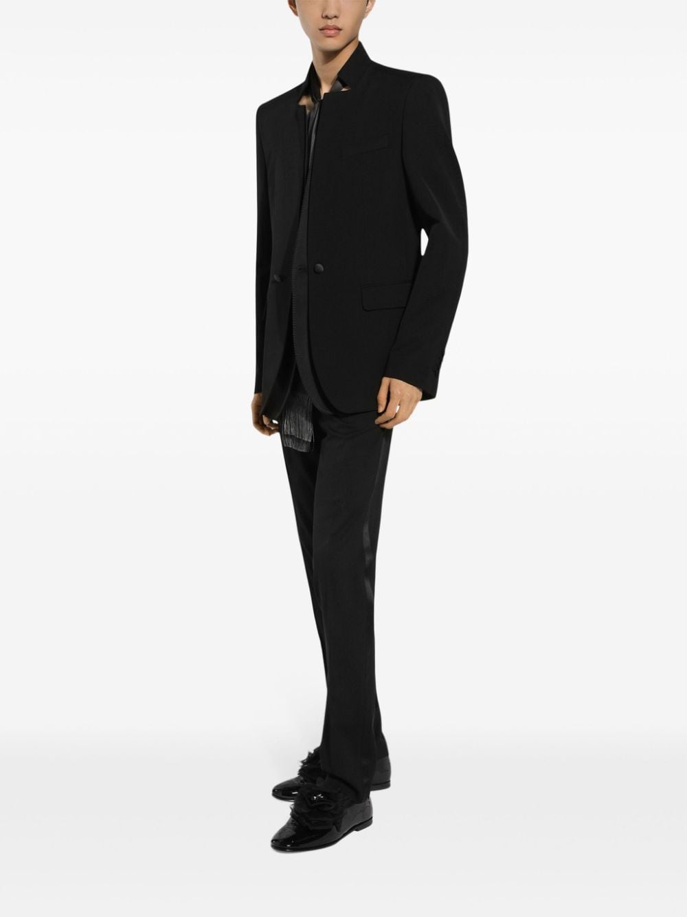 Shop Dolce & Gabbana Single-breasted Blazer In Schwarz