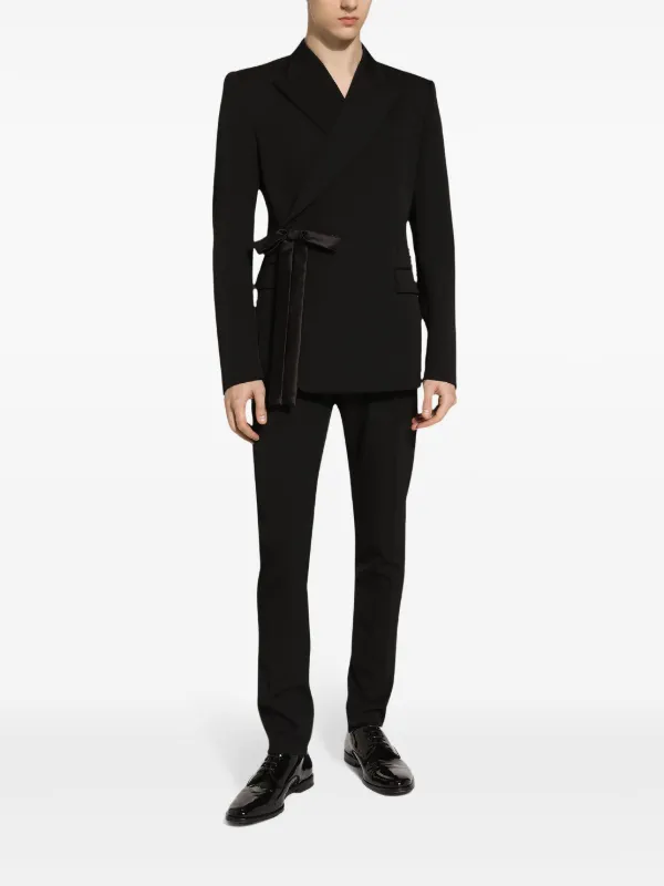 ジャケット Dolce & Gabbana 'Mambo' blazer Dolce & Gabbana bow-embellished Blazer | Black | FARFETCH