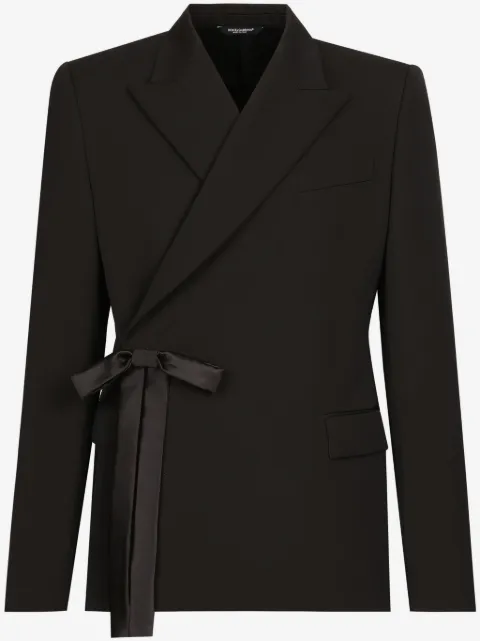 Dolce & Gabbana Blazer con fiocco