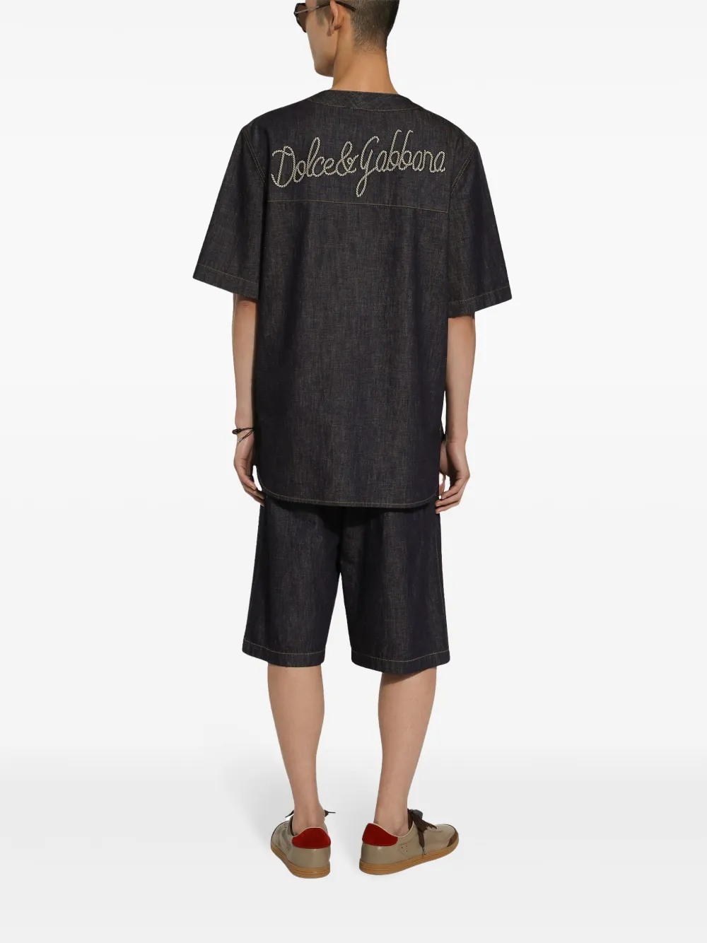 Dolce & Gabbana Denim overhemd Zwart