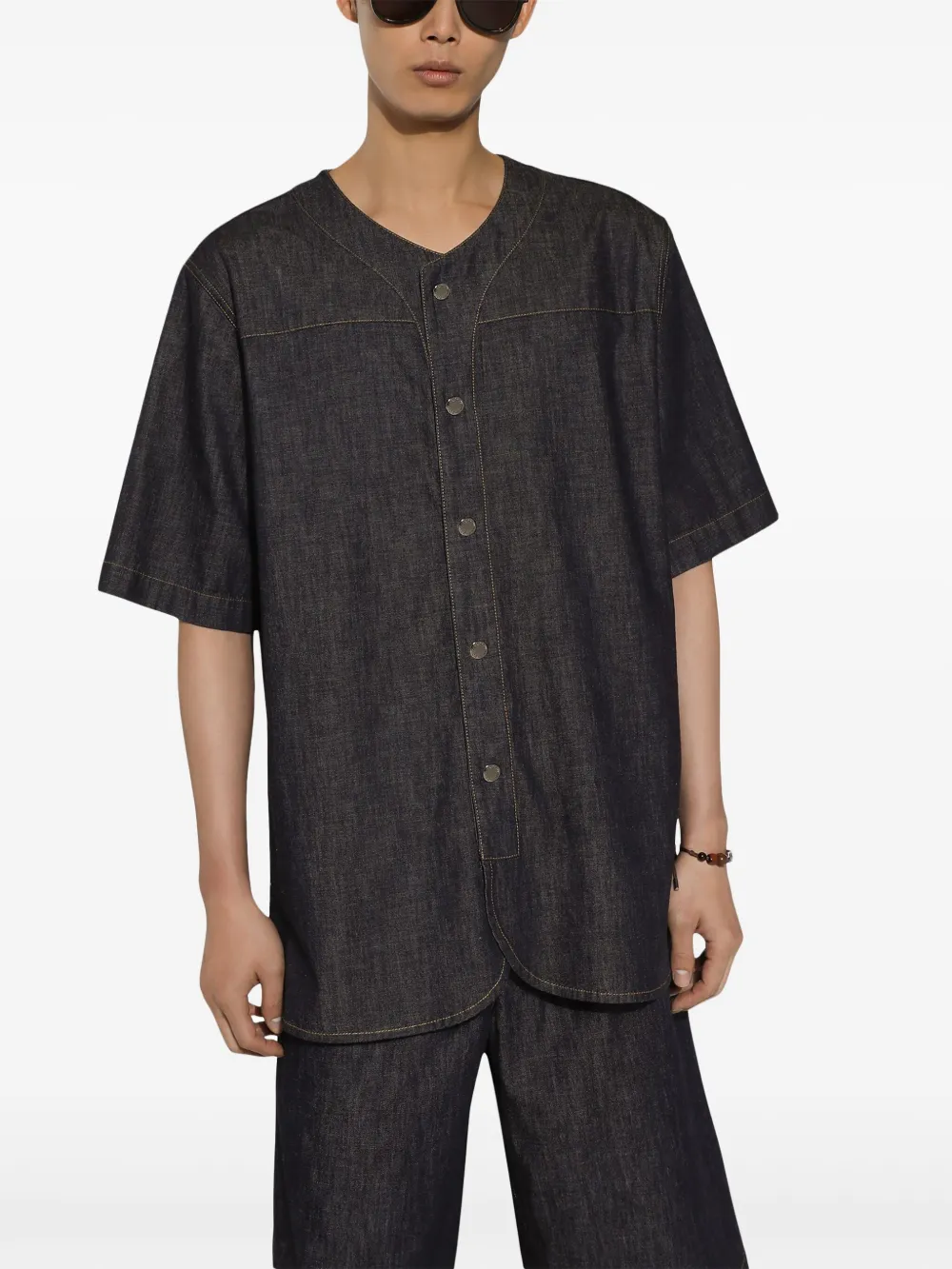 Dolce & Gabbana Denim overhemd Zwart