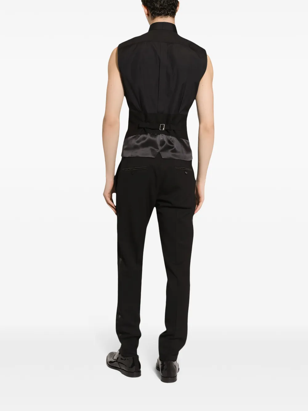 Dolce & Gabbana Mouwloos overhemd Zwart