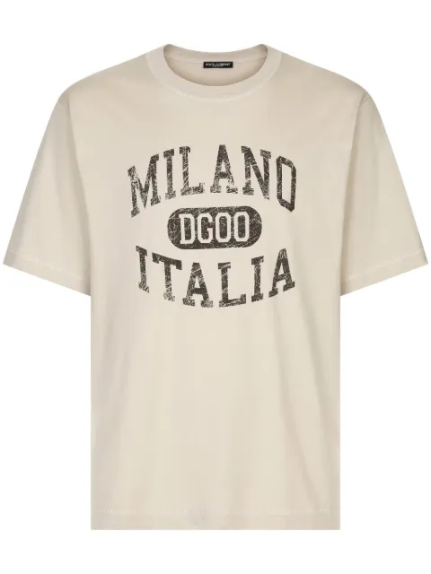 Dolce & Gabbana DG logo-print cotton T-shirt