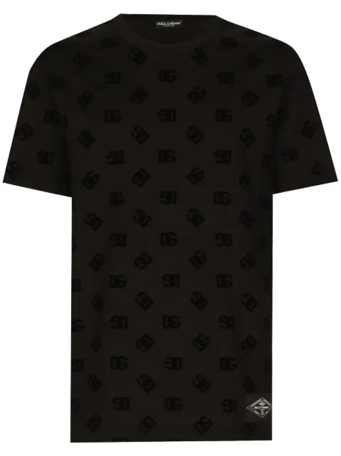 Dolce & Gabbana playera con monograma estampado