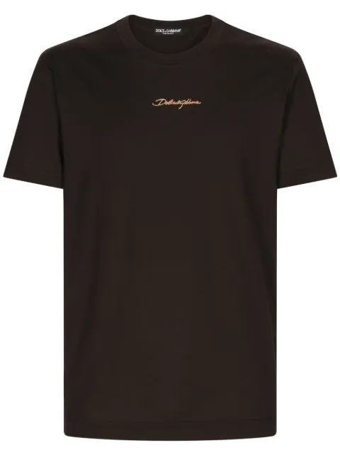 Dolce & Gabbana logo-print cotton T-shirt