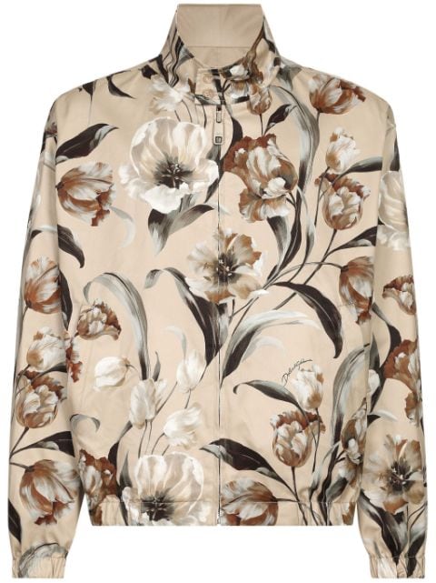 Dolce & Gabbana 리버서블 플로럴 프린트 재킷