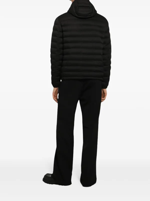 Dolce & Gabbana logo-appliqué Puffer Jacket | Black | FARFETCH