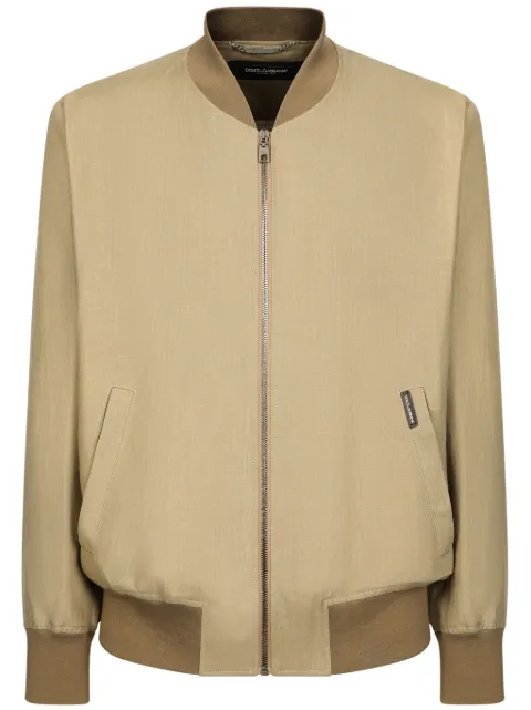 Dolce & Gabbana chamarra bomber sin forro