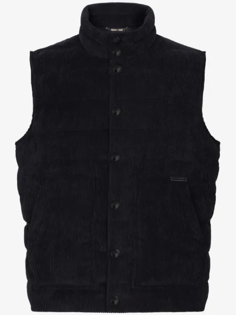 Dolce & Gabbana chaleco de pana