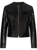 Dolce & Gabbana collarless zipped jacket - Black