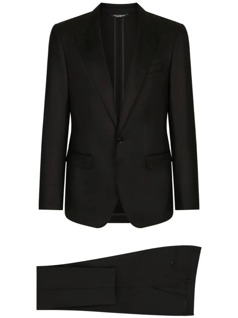 Dolce & Gabbana traje de dos piezas con botones | negro | Image 1
