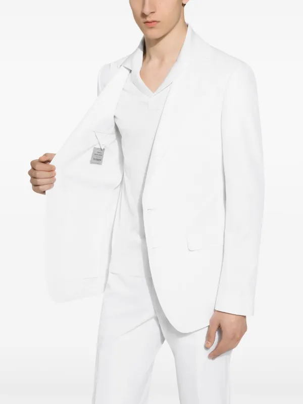 Dolce & Gabbana Taormina-fit single-breasted Suit | White | FARFETCH