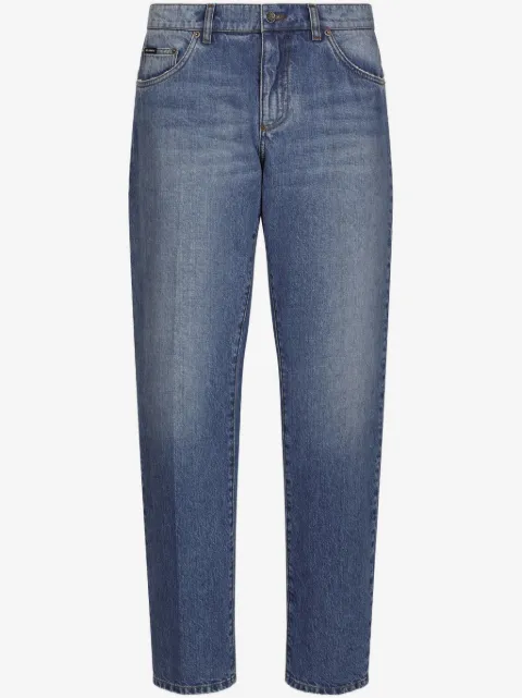 Dolce & Gabbana mid-rise straight-leg jeans