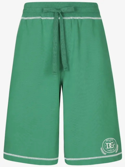 Dolce & Gabbana pantalones cortos con logo DG bordado