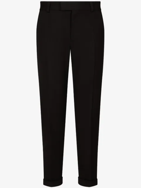 Dolce & Gabbana Tapered-Hose mit Bügelfalten