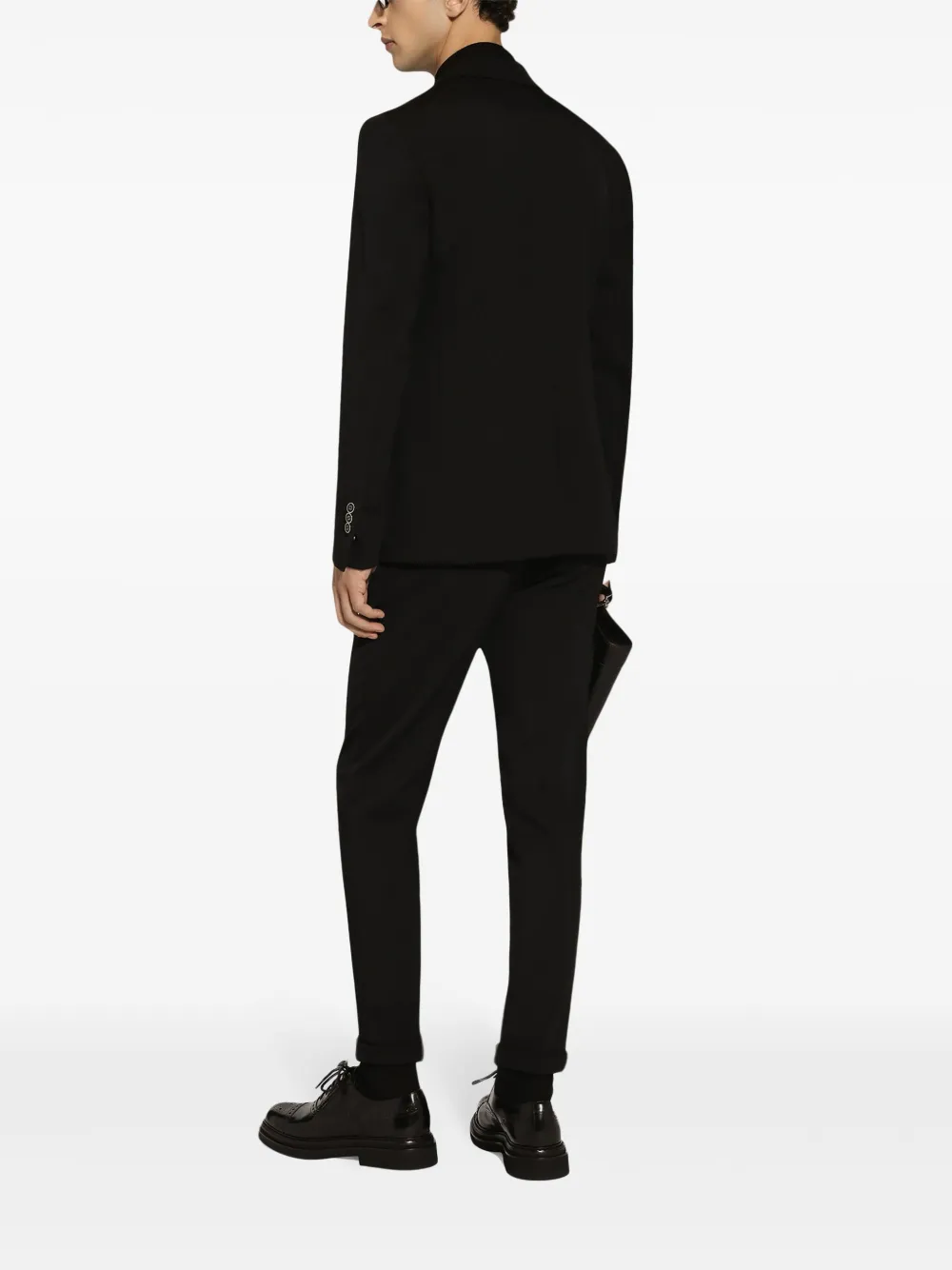 Dolce & Gabbana Broek met toelopende pijpen Zwart