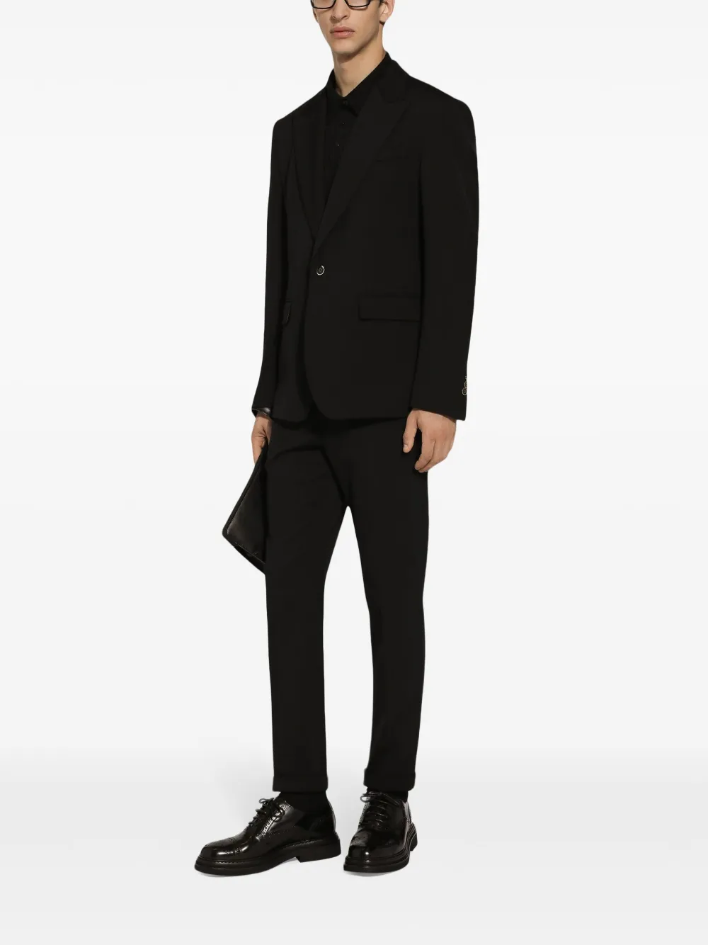 Dolce & Gabbana Broek met toelopende pijpen Zwart