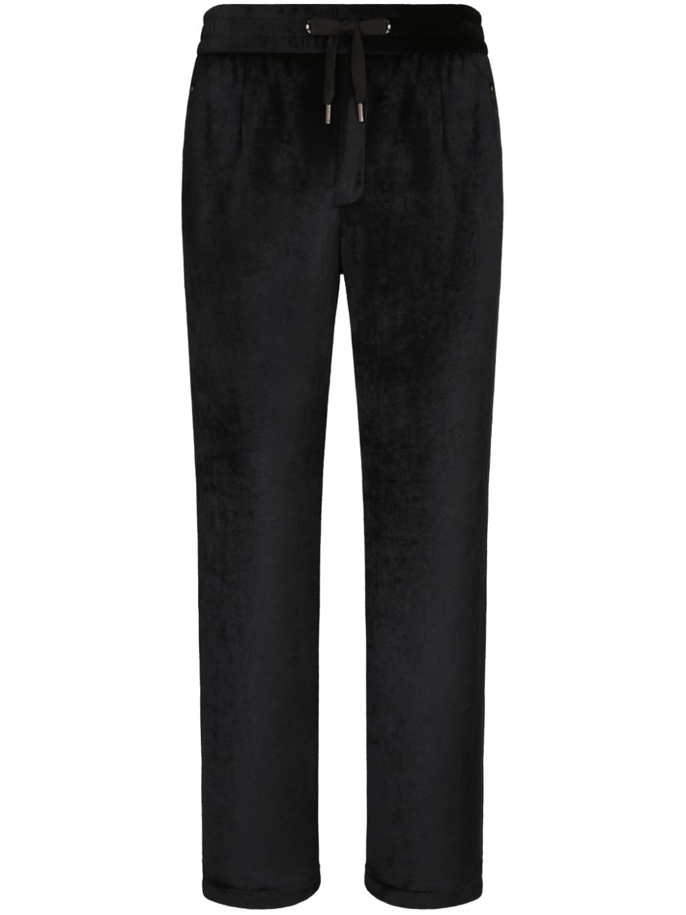 Dolce & Gabbana logo-patch track pants - Black