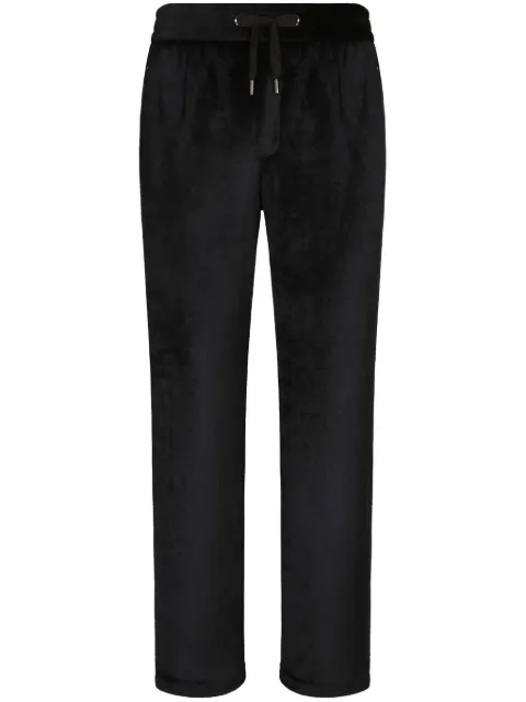 Dolce & Gabbana logo-patch track pants