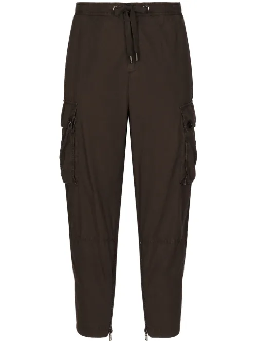 Pantalon en coton à poches cargo - Dolce & Gabbana - Modalova
