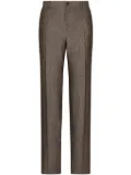 Dolce & Gabbana tapered twill linen trousers - Neutrals