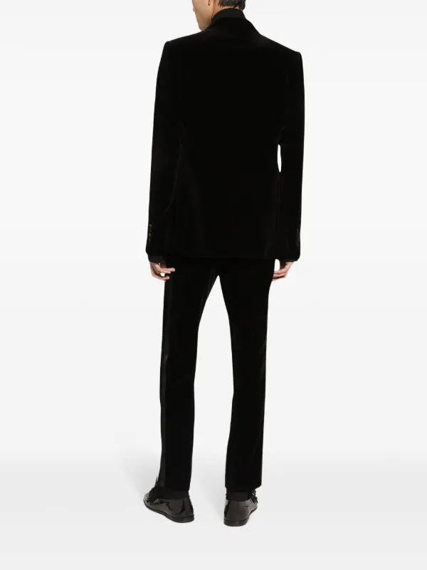 D&G ブラックパンツ Dolce & Gabbana ストレートパンツ | ブラック | FARFETCH JP