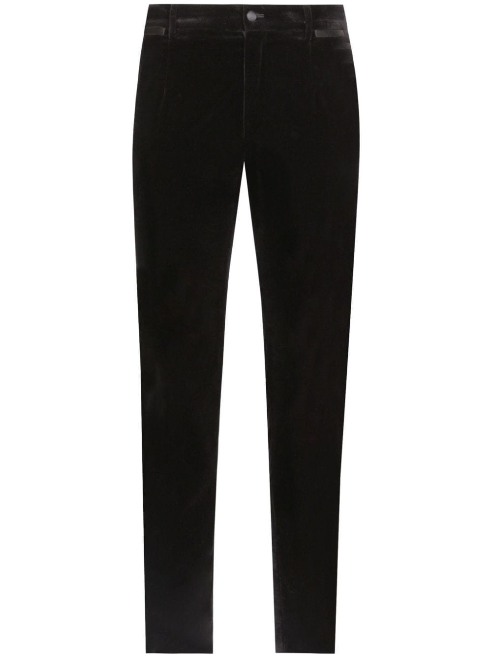 Shop Dolce & Gabbana Straight-leg Trousers In Black