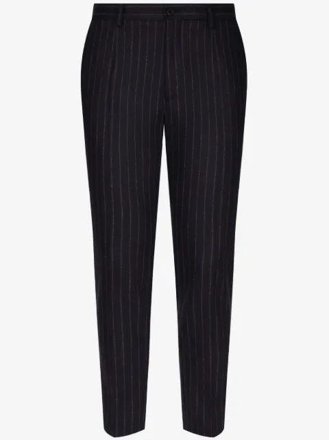 Dolce & Gabbana pantalones de vestir con rayas estampadas