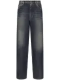Dolce & Gabbana stonewashed straight-leg jeans - Blue