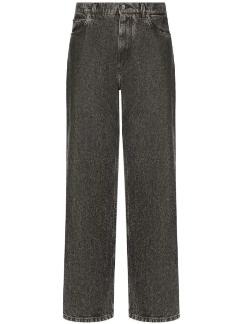 Dolce & Gabbana high-rise straight-leg jeans