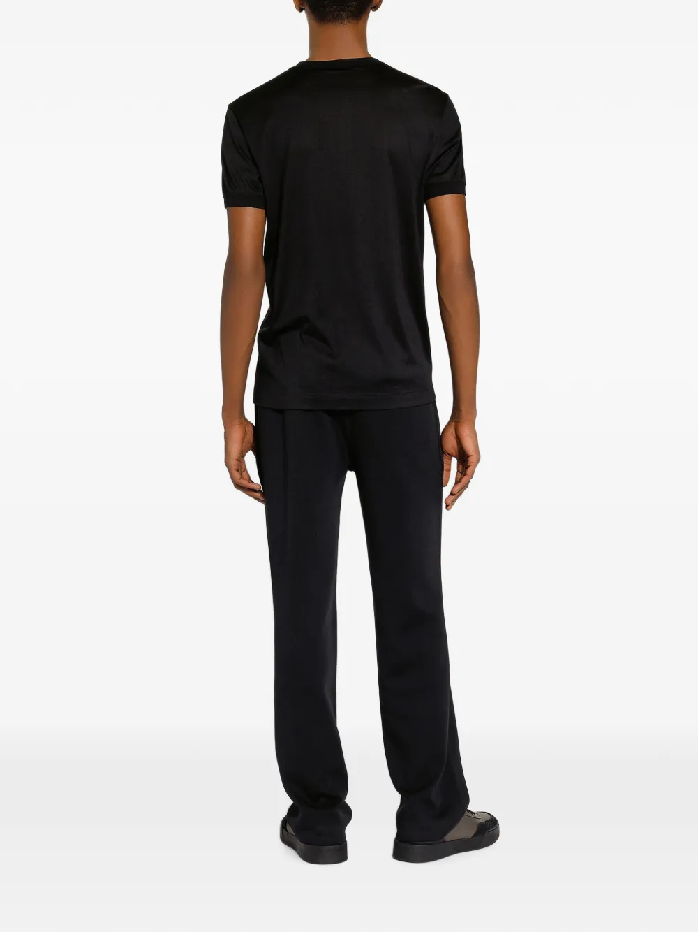 Dolce & Gabbana Trainingsbroek met geborduurd logo Zwart