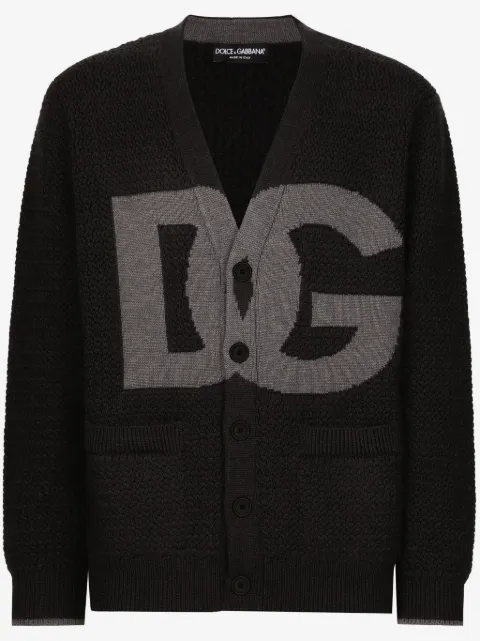 Dolce & Gabbana logo-intarsia cardigan