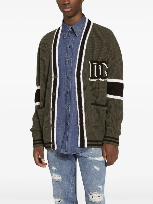 トップス DOLCE&GABBANA Logo Knit Cardigan Dolce & Gabbana Inlaid DG Logo Cotton Cardigan | Sendegaro US